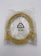 CAT 5E Ethernet Patch Cable 26AWG UTP TIA/EIA 568B.2 AWM Style 2835 Yellow 4ft