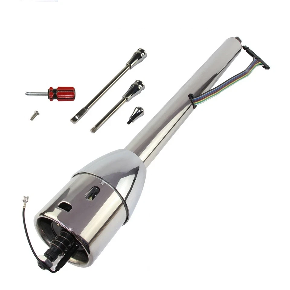 For 1964-66 Chevelle El Camino 30'' Tilt Steering Column Floor Shift W/Adapter Foto 4 de 4