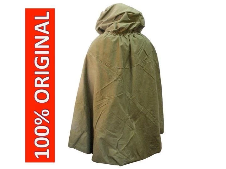 Military Russian Army Soviet Soldiers Cloak Tent Poncho Hooded