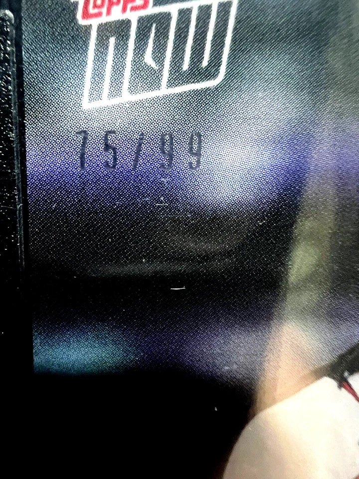 RONALD ACUNA 2020 Topps Now ON CARD Auto /99 SGC GEM MINT 10/10 BRAVES PERFECT✔ - Image 2 of 4