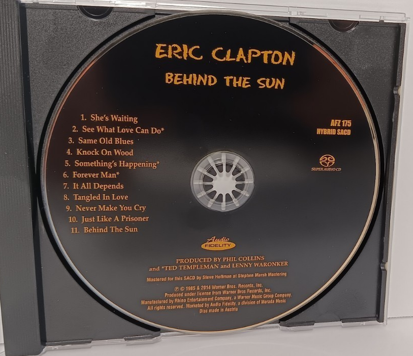 洋楽 ERIC CLAPTON BEHIND THE SUN (HYBRID SACD Eric Clapton – Behind The Sun SACD (2014) Audio Fidelity