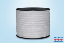 HEAVY DUTY WHITE ELECTRIC FENCE POLYTAPE 1 1/2" X 660'