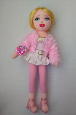 Ty Girlz-Lovely Lola-Bright Blonde/ Yellow Hair& Pink Coat New Unused Code Rare