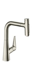 Hansgrohe SpüLtischmischer 220 Talis Select M51 Ausziehbrause 2Jet Edelstahl-Opt