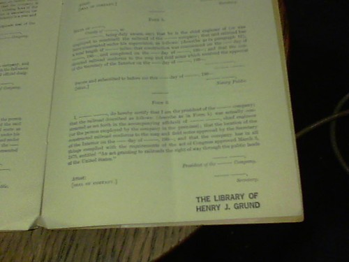 Railroad Right of Way over The Public Lands 1904 Washington Government Printing - Imagen 4 de 6