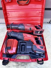 Hilti WSR 22-A  & WSR 18-A Cordless Reciprocating Saw with Battery  Charger Case