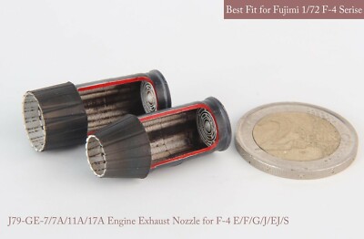 Mk.I Design MA72019 1/72 F-4E/F/G/J/EJ/S GE Nozzle & Burner (Closed) for Fujimi
