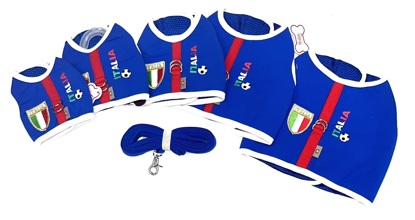 Dog Harness Italy Flag Colors says Italia FREE Leash by Monkey Daze eBay