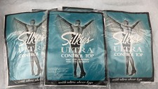 Silkies Ultra Control Top Pantyhose 6 Pairs Beige Size Medium