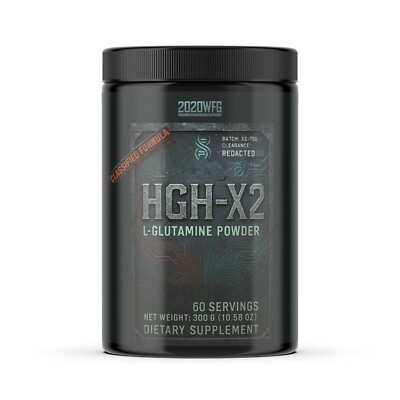 X2 Recovery Fuel Powder - L-Glutamine Muscle Support (60 Servings) 2025 Formula