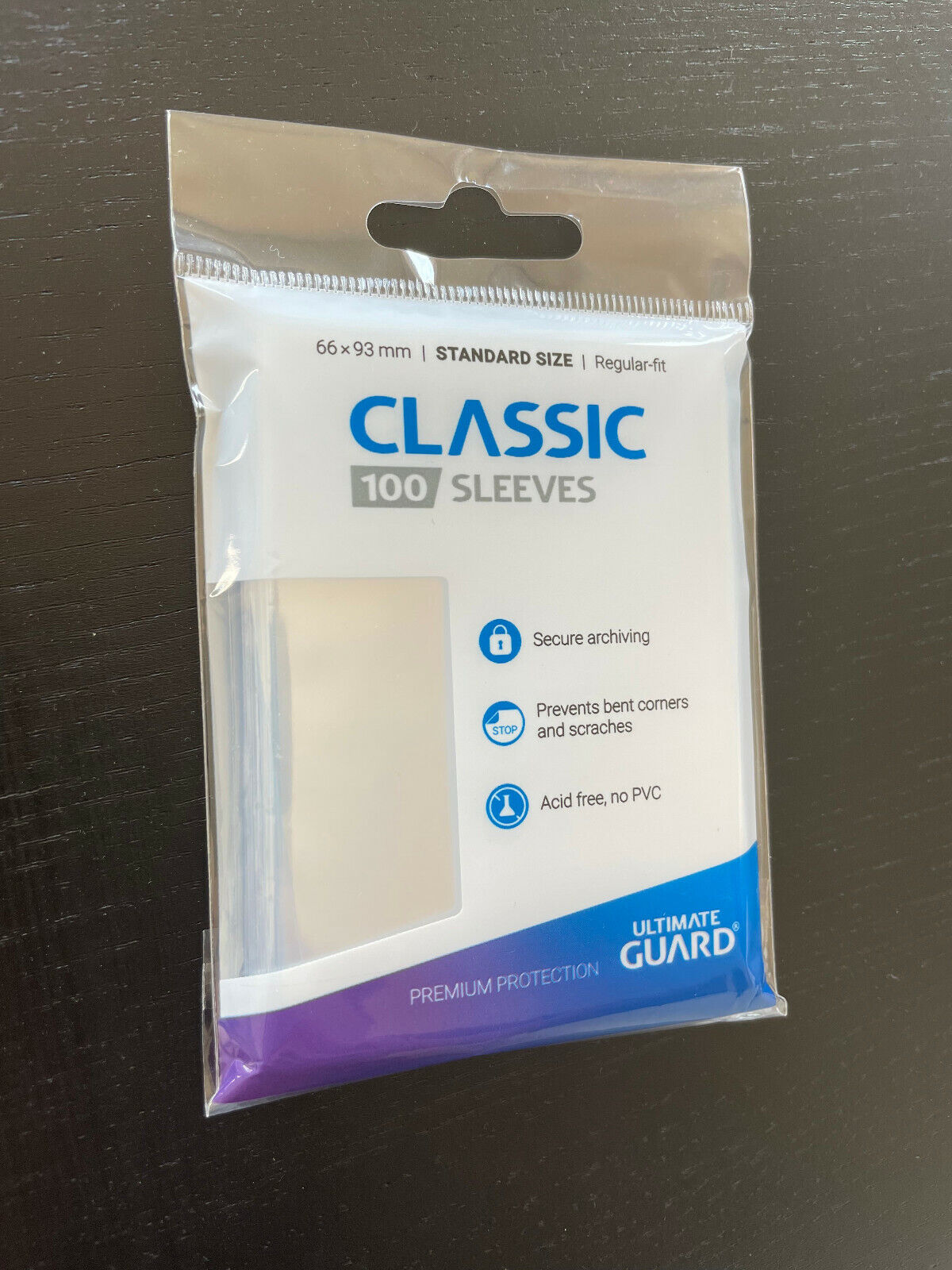 Ultimate Guard Classic Soft Sleeves Standard Size Transparent (100