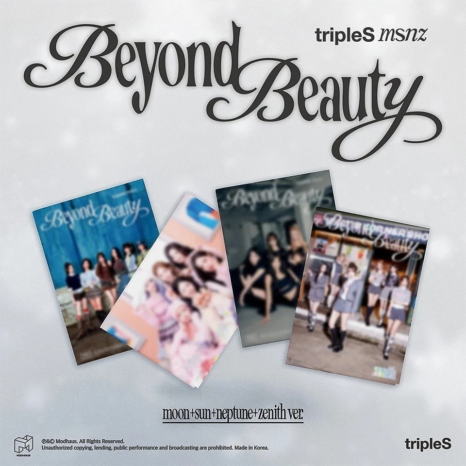 TRIPLES MSNZ BEYOND BEAUTY Album 4 Ver SET/4CD+4Foto Buch+4Karte+4Objekt+4Poster