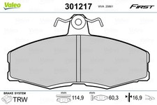 Kits de frein Skoda FAVORIT