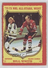 1973-74 O-Pee-Chee All Star Dark Back Bill White #78 5c8