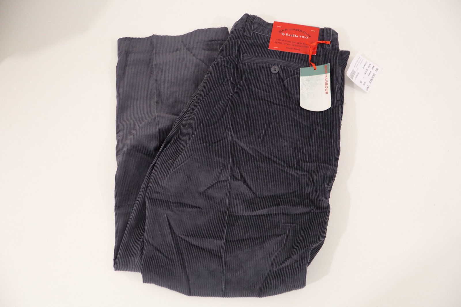 BNWT Bar Harbour by Double Two Corduroy Trousers 38"
