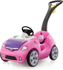 Step2 Whisper Ride II Kids Push Cars, Ride On Car, Seat Belt, Horn, Toddlers Age