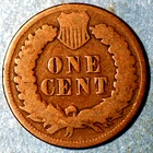 1876 United States 1 Cent Indian Head Cent KM# 90a