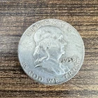 1958 Franklin Half Dollar 50C Silver Circulated Business Strike US Coin