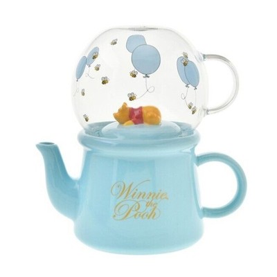 Disney Store Japan Winnie the Pooh Teekanne & Becher Set POOH'S Ballonkanne...
