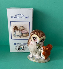 Vintage Beatrix Potter - Old Mr Brown - Beswick England - Owl and Squirrel 