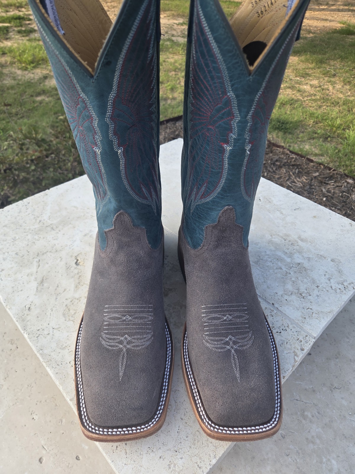 Anderson Bean Charcoal Kudu 11D Cowboy Boots