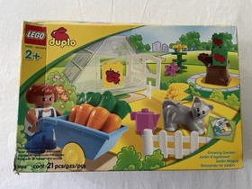 RARE LEGO 3088 GROWING GARDEN SET WITH KITTEN DUPLO Complete With Box