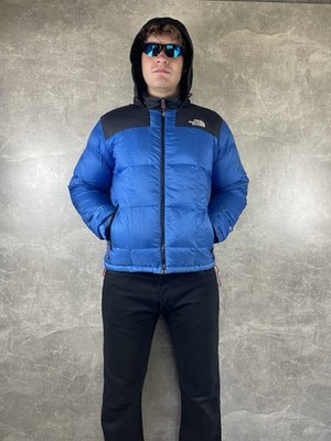 The North Face Summit Series 800 Down Puffer Jacket Blue Black