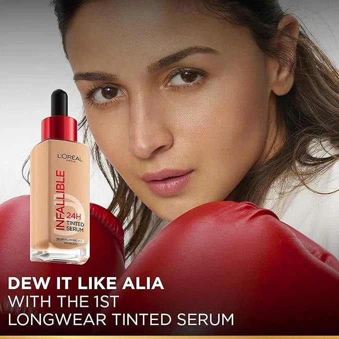 L’Oréal Paris Infallible 24H Tinted Serum Foundation, Light-weight Coverage, Dew - Image 4 of 4