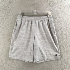 Champion Authentic Athleticwear Short Mens Large Mid Rise Elastic Waist Gray