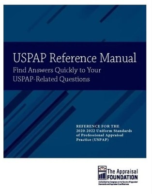 USPAP reference manual for 2020-2022 FREE SHIPPING find answers quickly NEW!