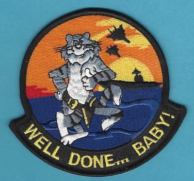 U.S. NAVY GRUMMAN F-14 TOMCAT FIGHTER AIRCRAFT 1970-2006 PATCH