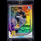 Paul Skenes RARE SILVER MOJO REFRACTOR BOWMAN INVESTMENT CARD SP PIRATES MINT