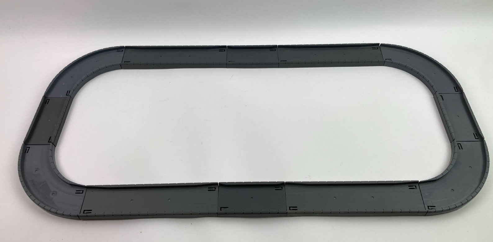 1993 Tomy Trackmaster Thomas Gray Road Train Track Set of 12 Straight Curve