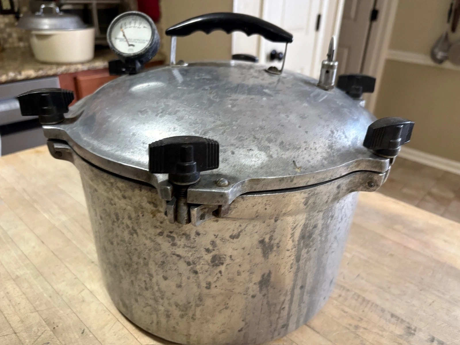 All American Pressure Cooker 15 1/2 qts Heavy Cast Aluminum Canner USA WIS
Opens in a new window or 