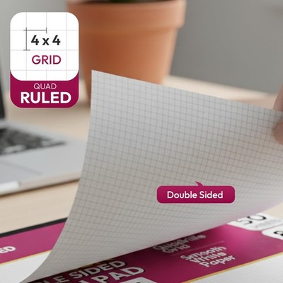 Top Desk Graph Paper Pad 22x17 Inch 50 Sheets DoubleSided Large