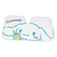 Cinnamoroll Car Windshield Sun Shade, Official Sanrio Lemon Chill Cinnamoroll