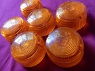 6 CRACKED CEV 207 TURN SIGNAL LENSES Moto Guzzi California Ducati  benelli
