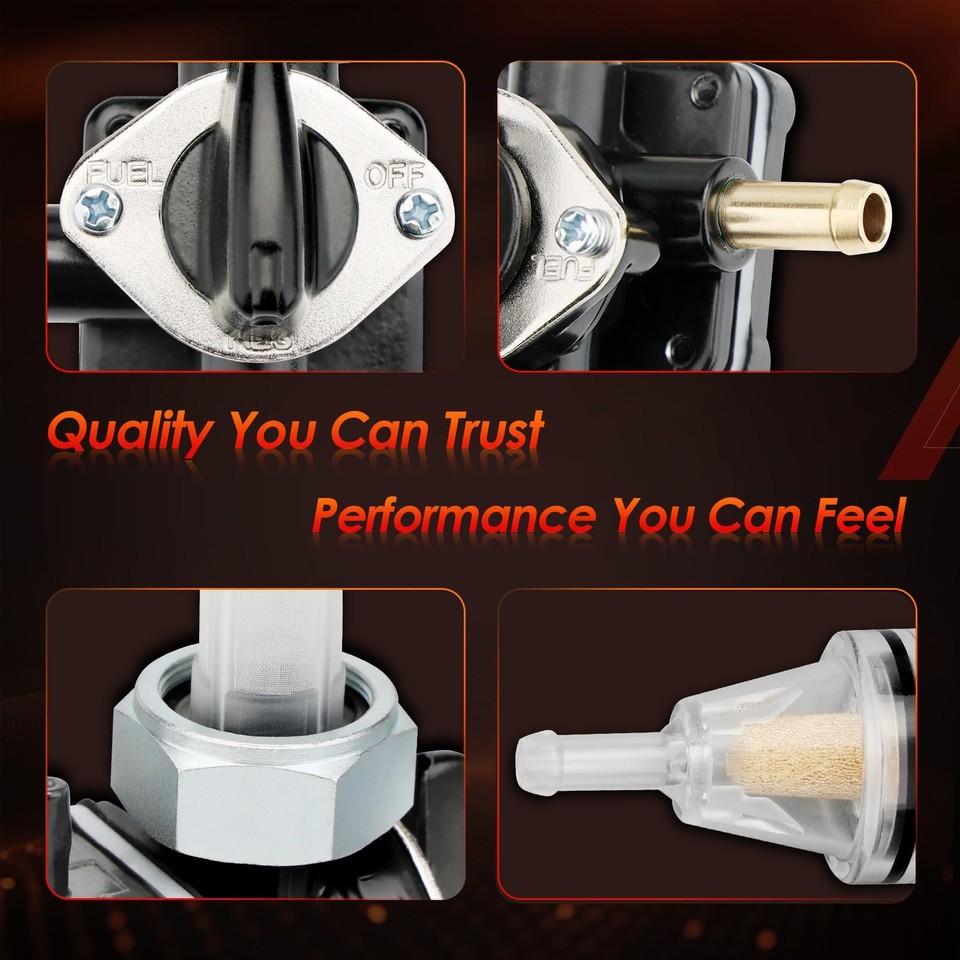 Motorcycle Fuel Valve Petcock Male Thread 1995 2001 For FLST FXST - Foto 4