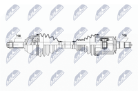 NTY NPW-BM-143 Antriebswelle Vorne Links FüR Mini