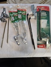  LOT OF 7 Fluidmaster 684 Chrome Universal, Toilet Tank Lever, Brass0115