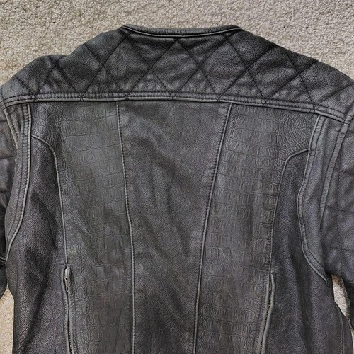 ARLEN NESS Genuine Leather Jacket, Size L Black [Used EXC] ship From JAPAN◎ image 12