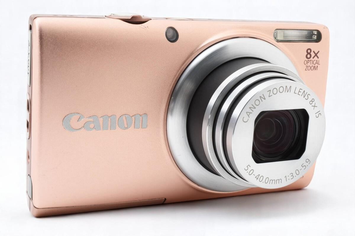 N Mint] Canon Powershot A4000 IS pink 16.0MP Digital Camera w