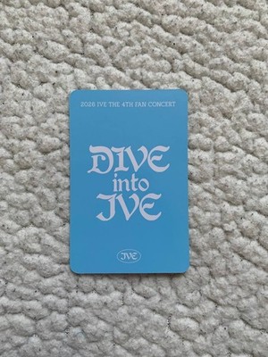 IVE 2026 Fan Concert DIVE INTO IVE Trading Card | eBay