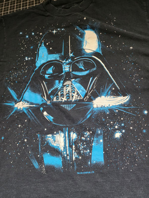 k*e様 希少 90's STAR WARS Darth Vader Tシャツ Vintage 90s Star Wars Darth Vader Galaxy Dark Side Shirt Single
