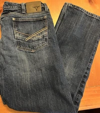 Wrangler 20X Style 42 Vintage Boot Jeans Mens 38x30 Western Blue