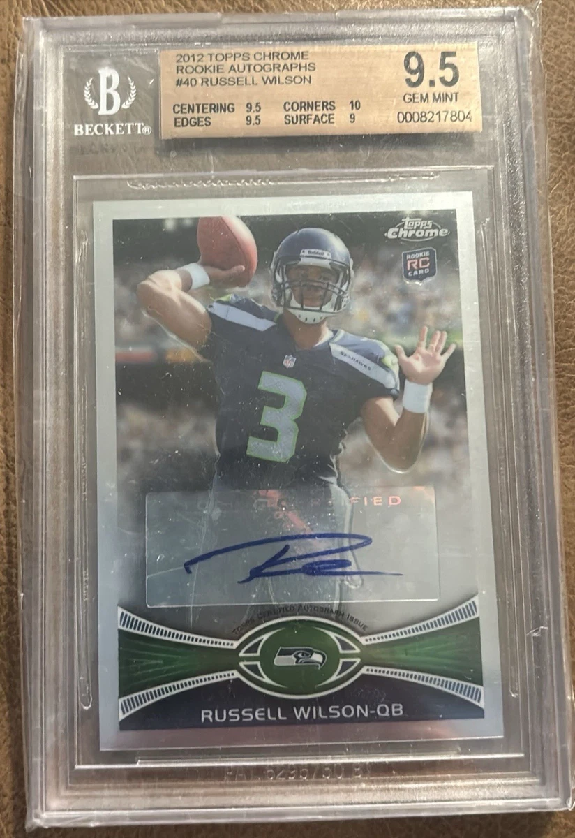 Russell Wilson Autograph Football Trading Cards for sale | eBay