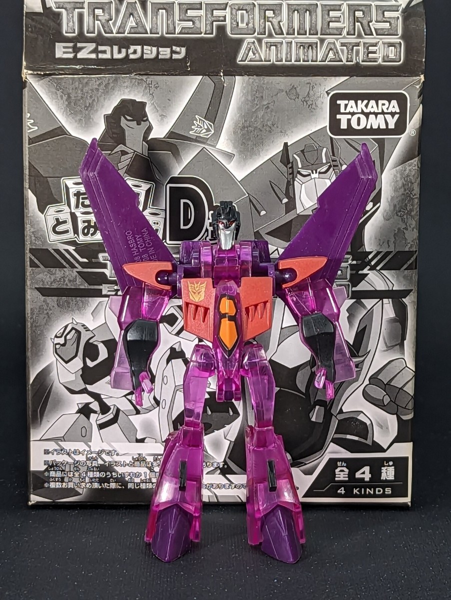 Transformers EZ Collection Animated Starscream Limited Clear