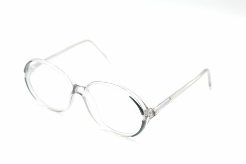 Vintage Gormanns 67680 Schwarz Transparent oval Brille Brillengestell NOS - Picture 3 of 6