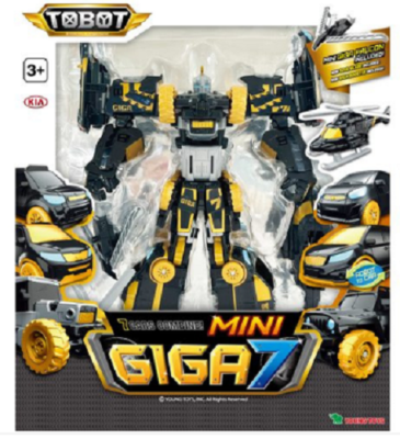 TOBOT V MINI GIGA 7 Integration BLACK Gold Transforming Robot