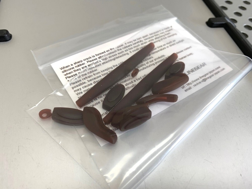 LINEGEAR Rootbeer Rubber Set for Oakley Juliet - Brown [JU-CRS-BR]